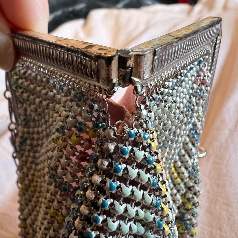 Antique Whiting & Davis Art Deco Mesh Bag - Picture 13 of 16